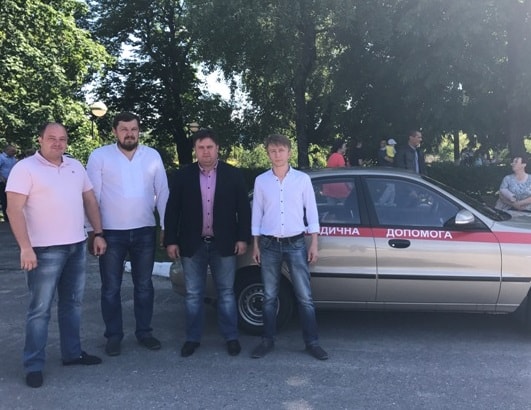 Новий санітарний автомобіль в с. Макіївка