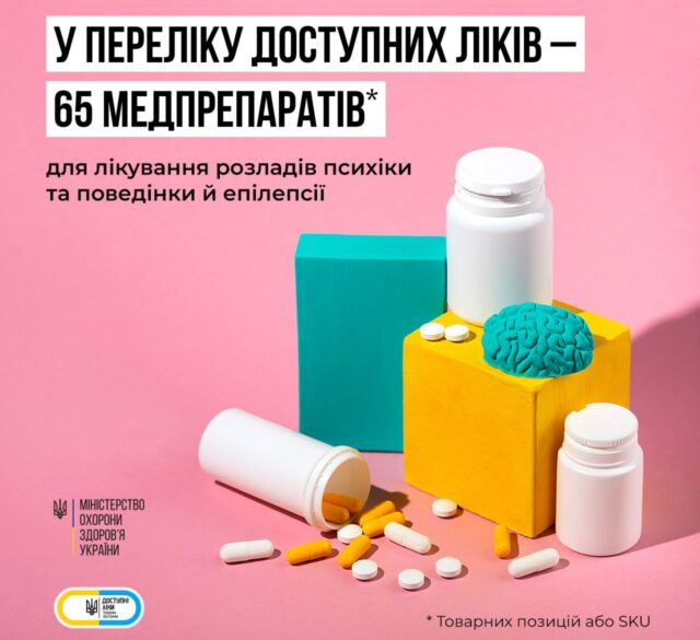 Державна програма реімбурсації «Доступні ліки» дозволяє пацієнтам отримувати ліки безоплатно або з незначною доплатою